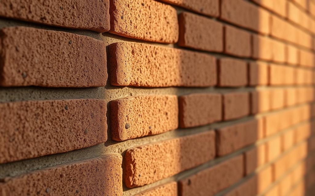 Close-up of a textured spray cork coating